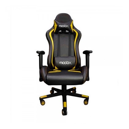 Cadeira Gamer Moobx Thunder Reclinável Preta/Amarelo