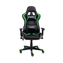 Cadeira Gamer Moobx Thunder Reclinável Preta/Verde